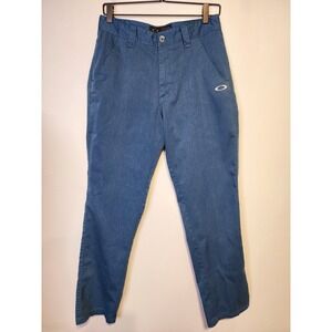 Oakley Pants Mens Size 29x30 Blue Straight Leg Comfort Fit Casual Chino Tag 30‎